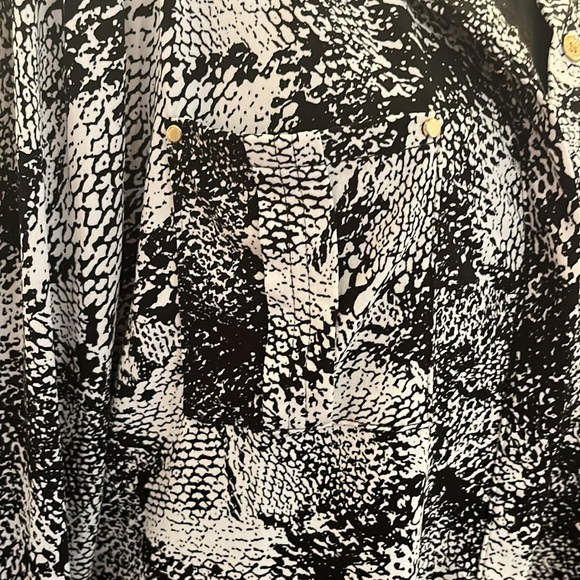 Dana Buchman snakeskin print blouse - Picture 8 of 8
